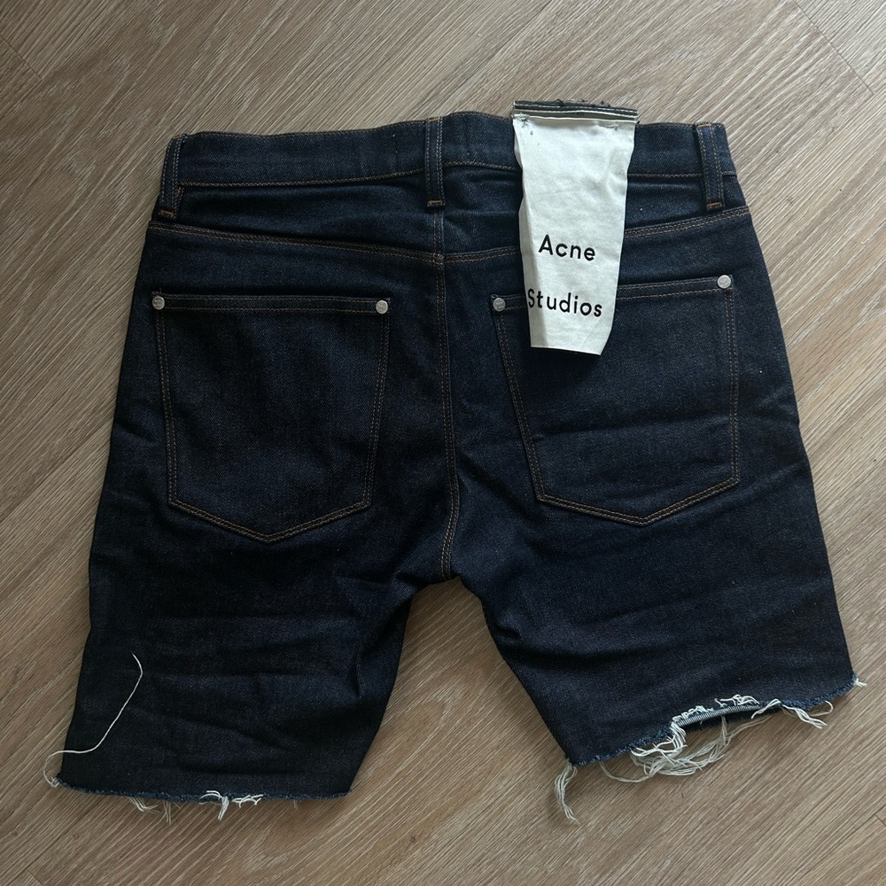 Acne Studios | Max Stretch Raw Jean Shorts | 30/32 | Indigo MAX STR RW